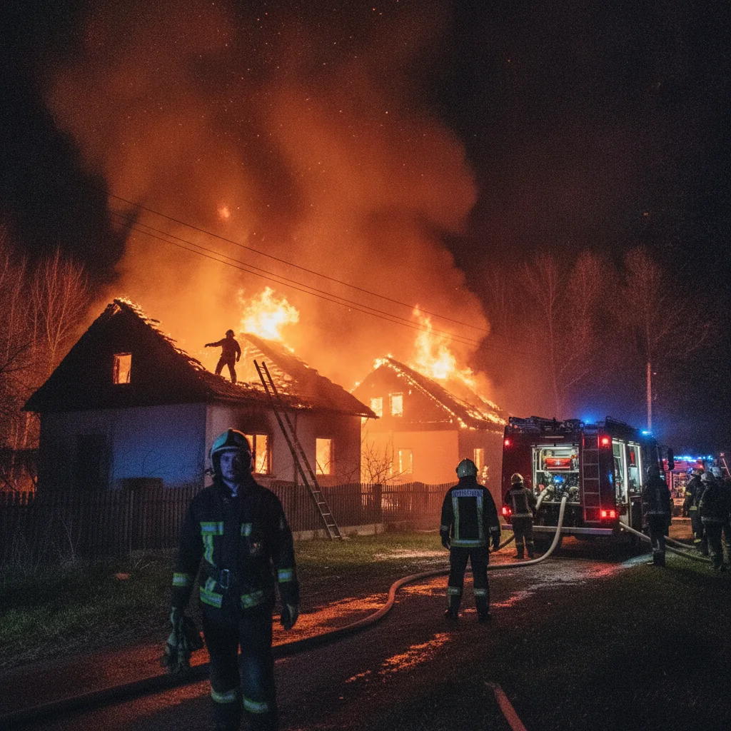 Două incendii au distrus acoperișuri de case în Bolotești și Garoafa