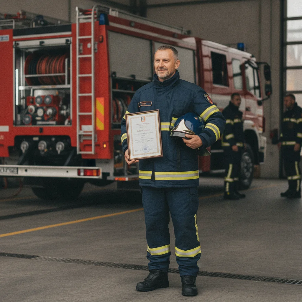 Ene Ciprian, Pompierul lunii septembrie după incendiul din Tulnici