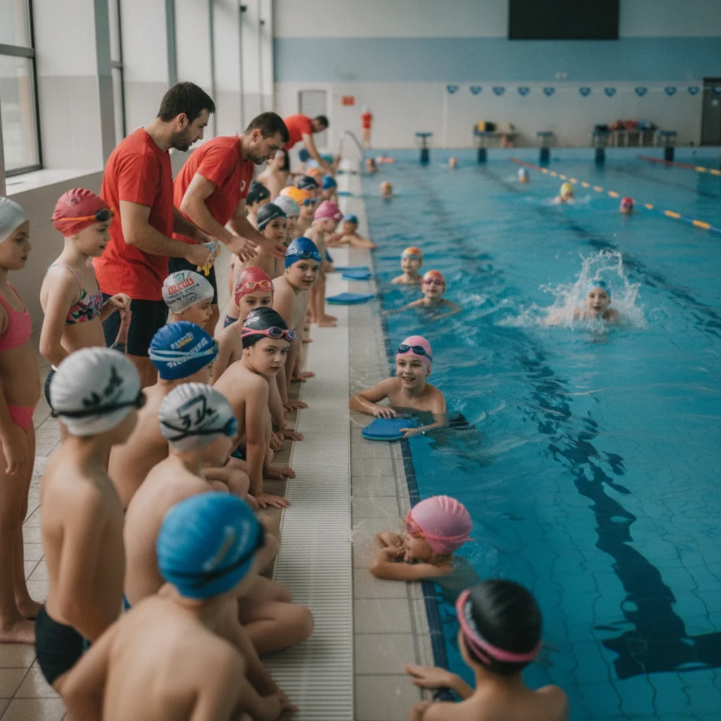 Focșani: 180 de copii intră în programul gratuit Învățăm să înotăm
