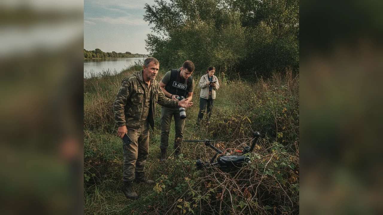 Fragmente ale unei posibile drone, descoperite pe un teren agricol din Insula Mare a Brăilei